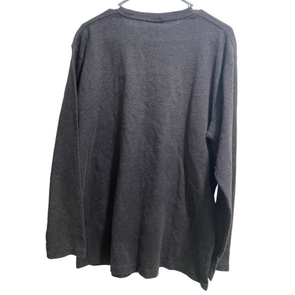 Sports Illustrated Mens Sweater Black Heathered Long Sleeves Crew Pullover,Large - Picture 2 of 4